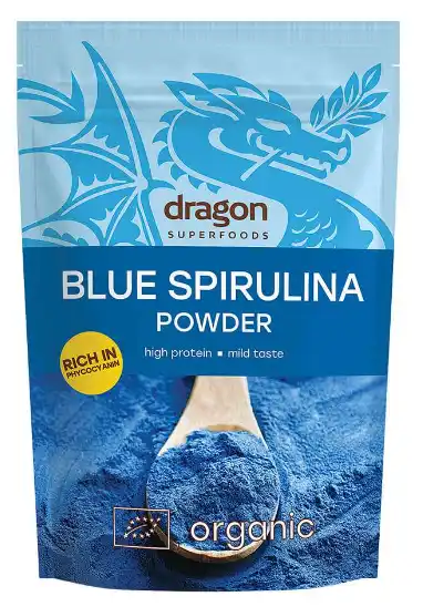 Dragon Superfoods bio spirulina modrá prášok 75 g Dragon Superfoods bio spirulina modrá prášok 75 g