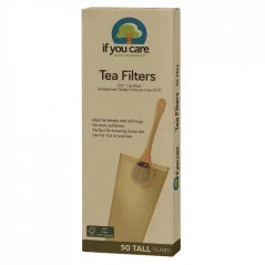 If you care Papírové filtry na čaj velké, nebělené 50 ks
