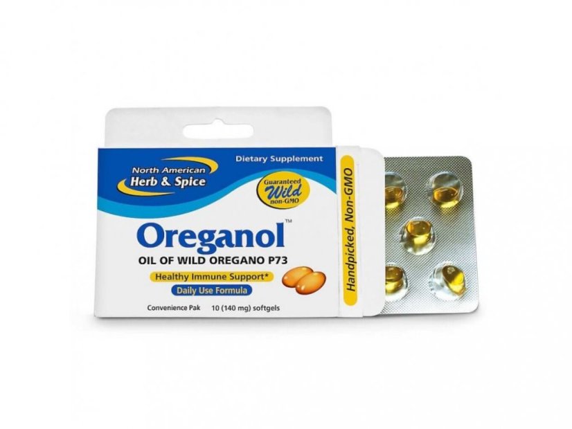 NAHS Olej z divokého oregana v kapsuliach - Oreganol P73 Original Strength