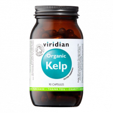 Viridian Kelp Organic jako zdroj jódu 90 kapslí