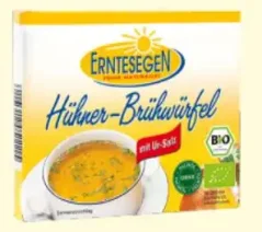 Erntesegen Bio bujón kuřecí koření na polévku v kostkách 60 g