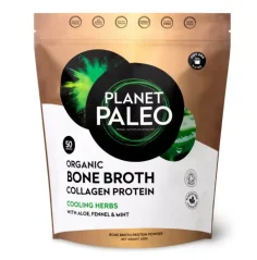 Planet Paleo Bio sušený hovězí vývar citlivé zažívání Cooling Herbs Collagen Protein