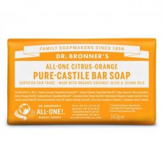 Dr. Bronners tuhé mydlo citrus-pomaranč 140 g