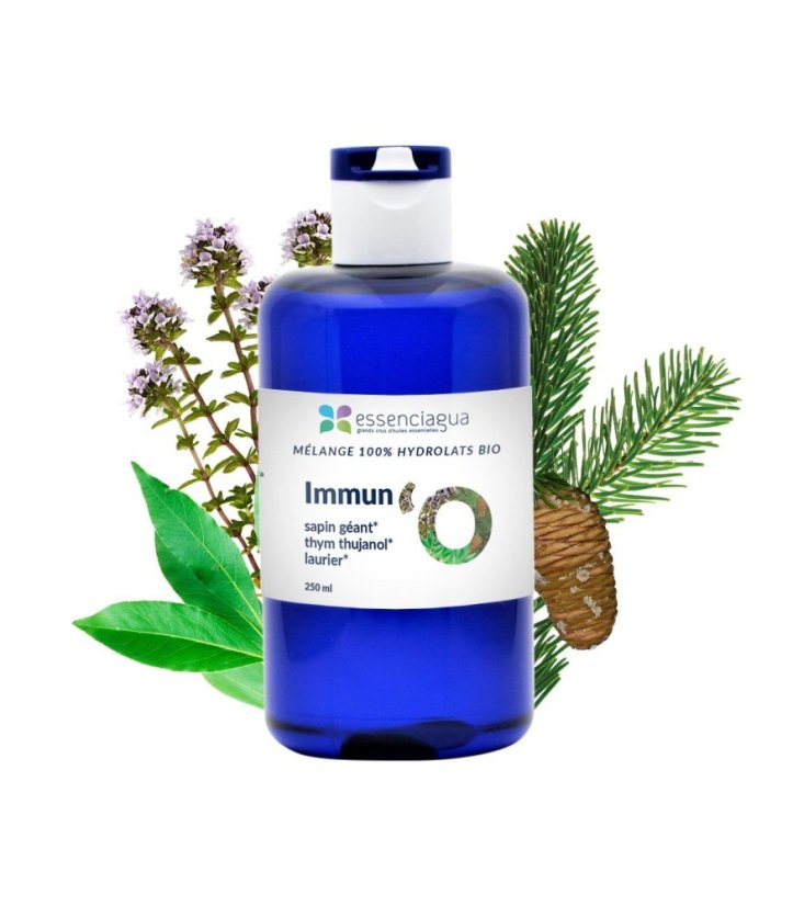 Essenciaqua bio Směs hydrolátů  Immun'O pro unavenou a problematickou pleť 250 ml