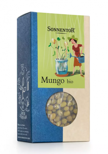 Sonnentor Bio semienka na naklíčovanie Mungo 120 g