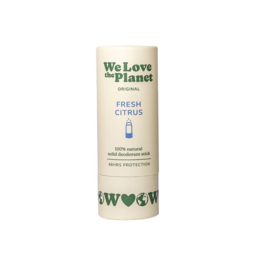 WE LOVE THE PLANET Tuhý Deodorant Fresh Citrus 40 g