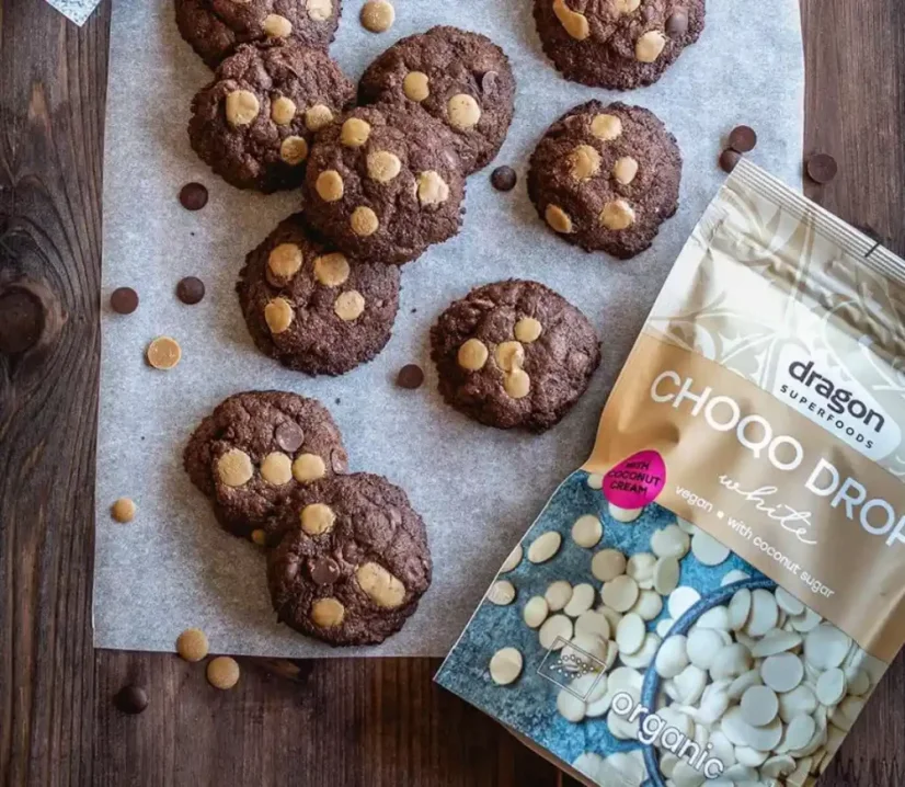 Bett´r  bio čokoládové biele kôstky choco drops white 200 g