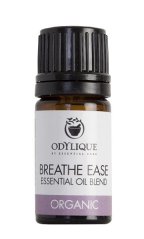 Odylique Bio zmes do difuzéru pre dýchacie cesty pre dospelých Breathe Ease 5 ml
