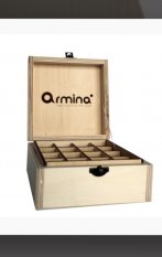Armina Dřevěný box na 16 ks éterických olejů