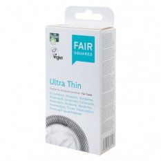 Fair Squared Kondomy z čistého latexu ultra tenké 10 ks