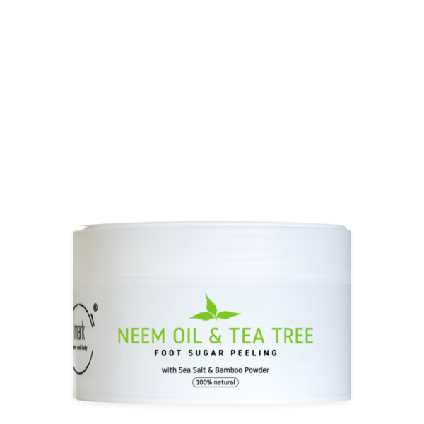 Peeling na nohy MARK sugar foot scrub Neem & Tea tree oil  s bambusovým práškem 200 ml