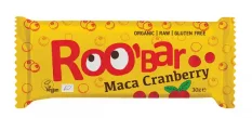 Roo'bar bio tyčinka s macou a brusnicami 30 g