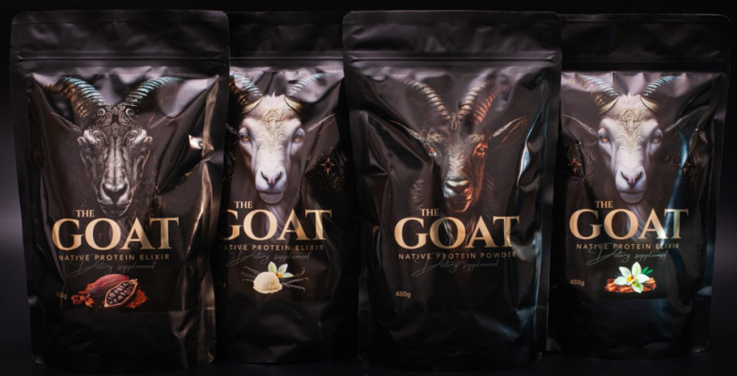 Goat nativní kozí protein s příchutí vanilka a skořice 480 g