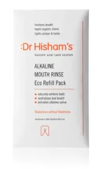 Dr. Hishams Alkalická ústna voda náhradná náplň super koncentrát 100 g