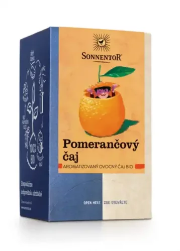 Sonnentor Bio porcovaný ovocný čaj Pomerančový čaj 32,4 g