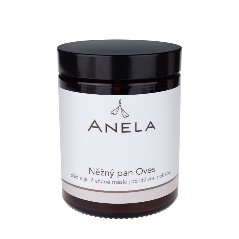 Anela Nežný pan Oves šľahané telové maslo pre citlivú pokožku - objem: 50 ml