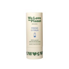 WE LOVE THE PLANET Tuhý Dezodorant Fresh Citrus 40 g