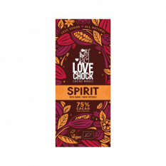 Lovechock Bio vegan čokoláda 75% Spirit 70g