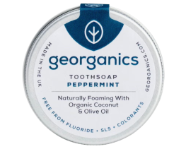 Georganics Bio mýdlo na zuby s mátou peprnou 30 ml