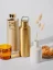 Equa termoska z nerezovej ocele Timeless Thermo fľaša Golden 600 ml