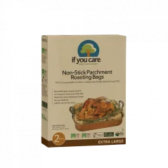 If you care Papierové vrecko na pečenie v trúbe, nebielené 60 x 50 cm, 2 ks