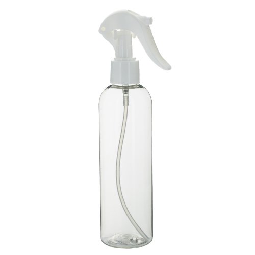 Fľaša plastová PET s rozprašovačom, priehľadná 250 ml