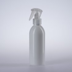 Láhev plastová PET s rozprašovačem, bílá 500 ml