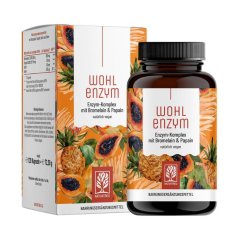 Naturtreu Prospěšný enzym - Selen, bromelain, papain a rutin, 120 kapslí min.trv.05/2026