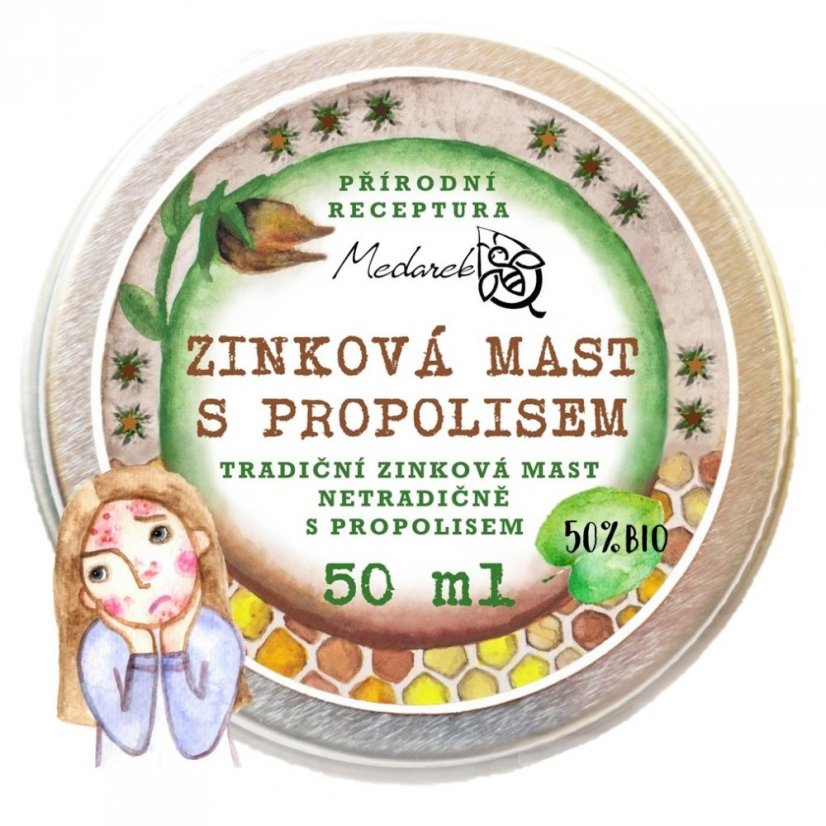 Medarek Zinková mast s propolisem
