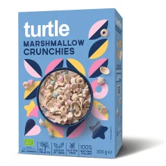Turtle Bio Cereálie Marshmallow Crunchies 300g