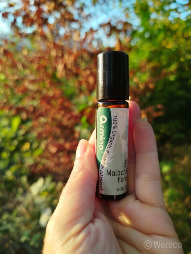 ARMINA Malachite forest Organic Roll-On Blend Bio zmes esenciálnych olejov v roll-one 10 ml