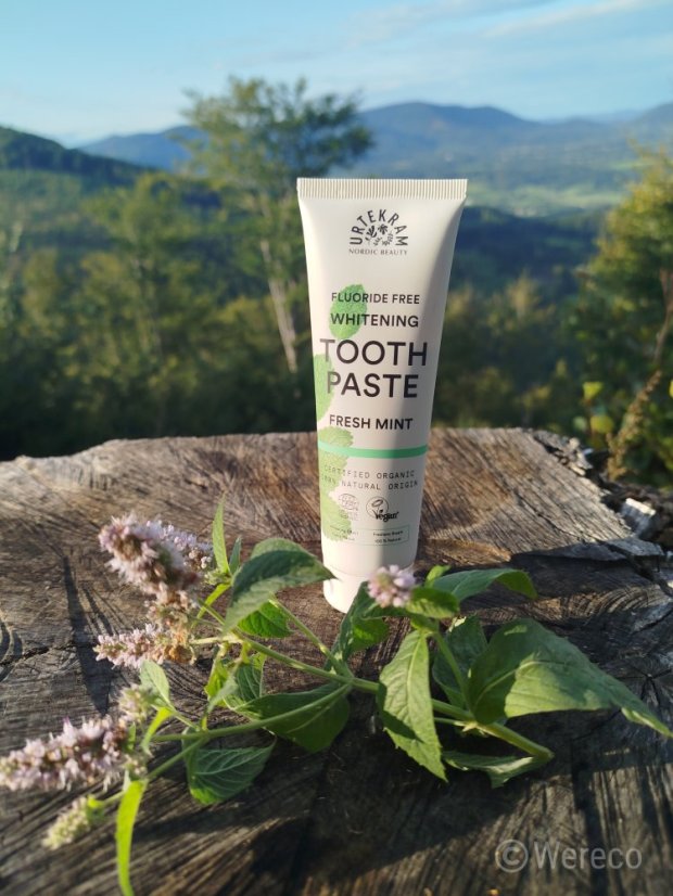 Urtekram zubná pasta bieliaca s mätou 75 ml