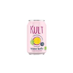 Kult Kefir Vodní kefír s příchutí chmelu a mučenky 330 ml