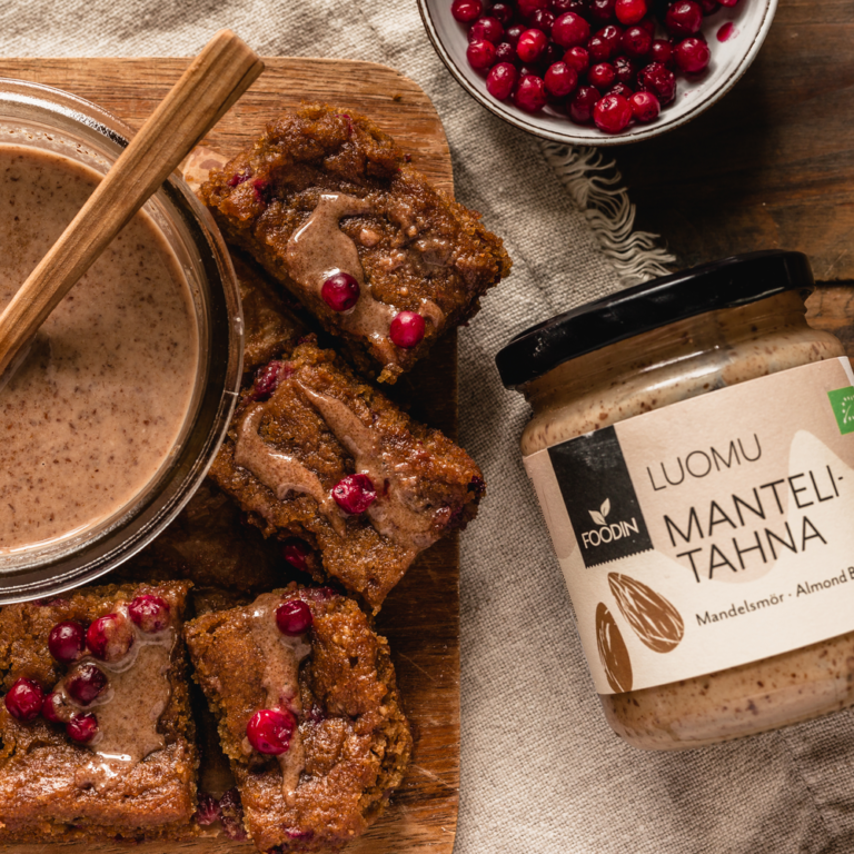 Foodin Raw Mandlové máslo, bio 250 g