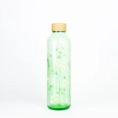 Carry sklenená fľaša na pitie Daisy 700 ml