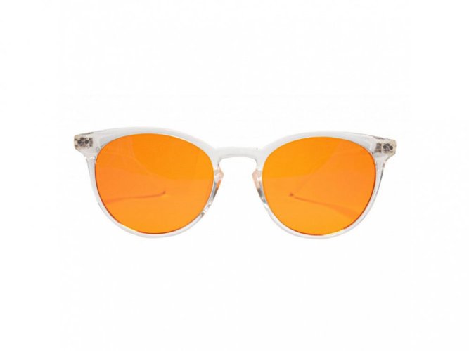 Stylové oranžové brýle proti modrému a zelenému světlu sleep-2R