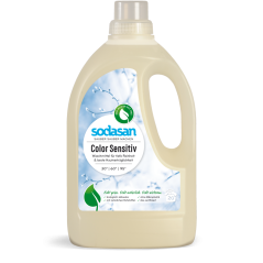 Sodasan tekutý prací prostriedok na farebné prádlo sensitive bez vône