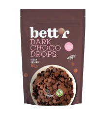 Bett´r bio čokoládové kôstky choco drops dark 66% kakaa 200 g