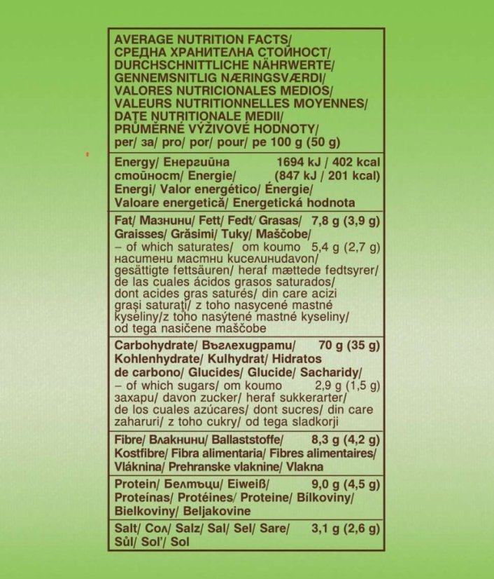 Bett´r Bio ovsené solené tyčinky Bazalka a Oregano 50 g