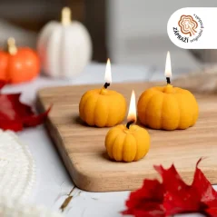 Tvoje Svíčka Sada 3ks včelích dýniček