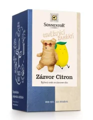 Sonnentor Bio porcovaný bylinný čaj se zázvorem Zázvor citron 32,4 g