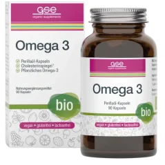 GSE Bio Vegan Omega 3 z perilového oleje 90 kapslí