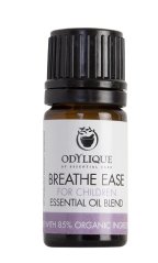 Odylique Bio zmes do difuzéru pre dýchacie cesty detí do 10 rokov Breathe Ease 5 ml