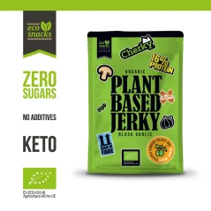 Cherky Rostlinné Jerky Černý česnek a káva 30 g