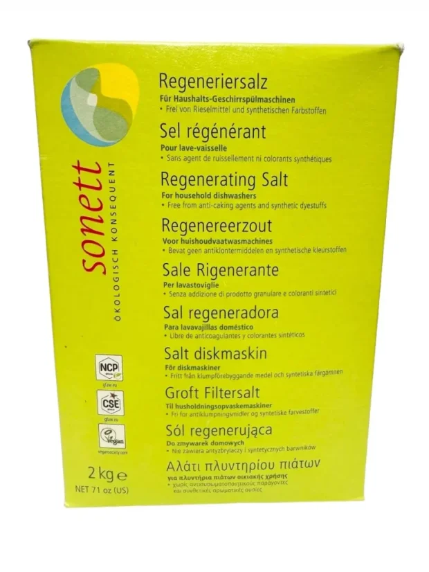 Sonett regeneračná soľ do umývačky riadu 2 kg