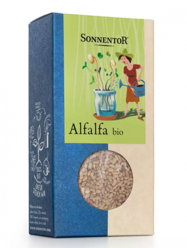 Sonnentor Bio semienka na naklíčovanie Alfalfa 120 g