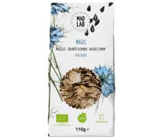 Mad lab Vegan bio krekry s černým kmínem 110 g min.trv.10/2025