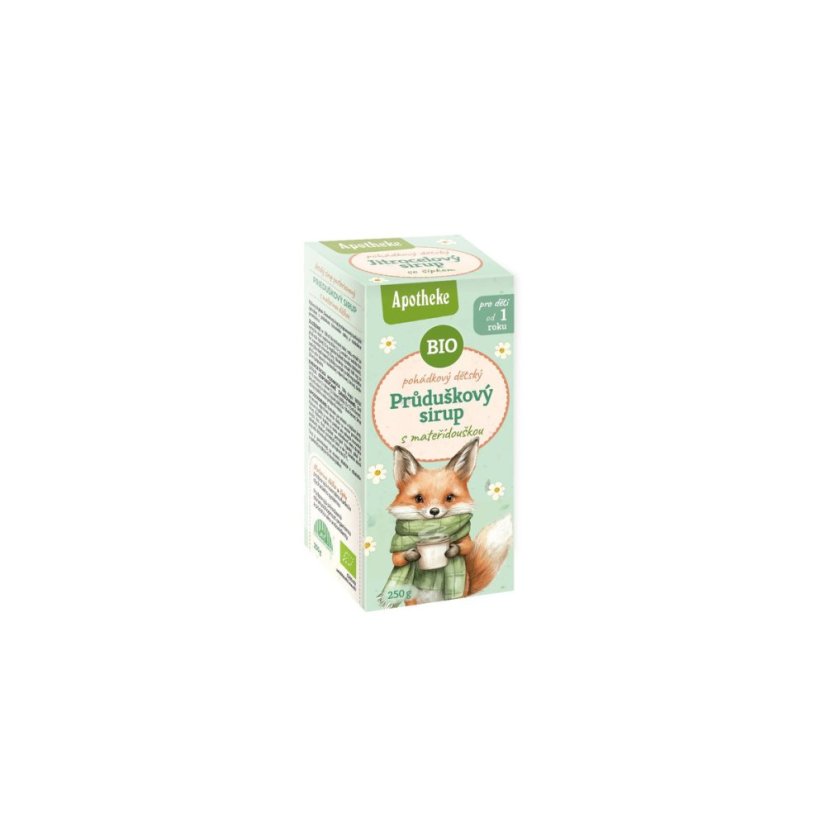 Apotheke Sirup dětský Průduškový s mateřídouškou BIO 250 g