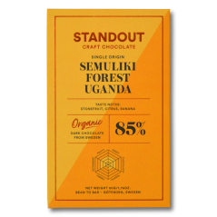 Standout Chocolate Uganda Semuliki Forest 85 % – BIO horká čokoláda 50 g