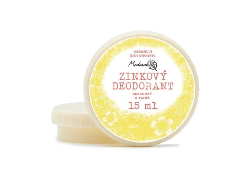 Medarek Zinkový deodorant bez sody Tiaré (gardénie)
